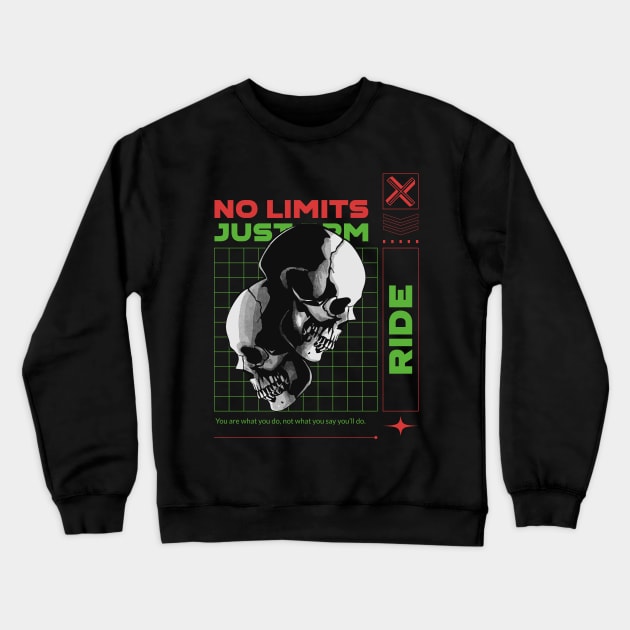 No limits just rpm cars Crewneck Sweatshirt by easecraft